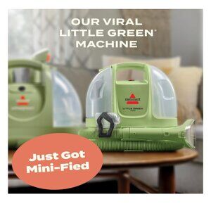 Bissell Little Green Mini Portable Cleaner Compact Cleaner in Fresh Green